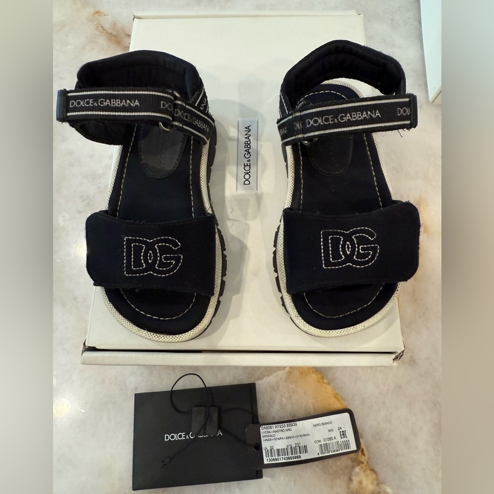 Dolce & Gabbana Kids black Sandals